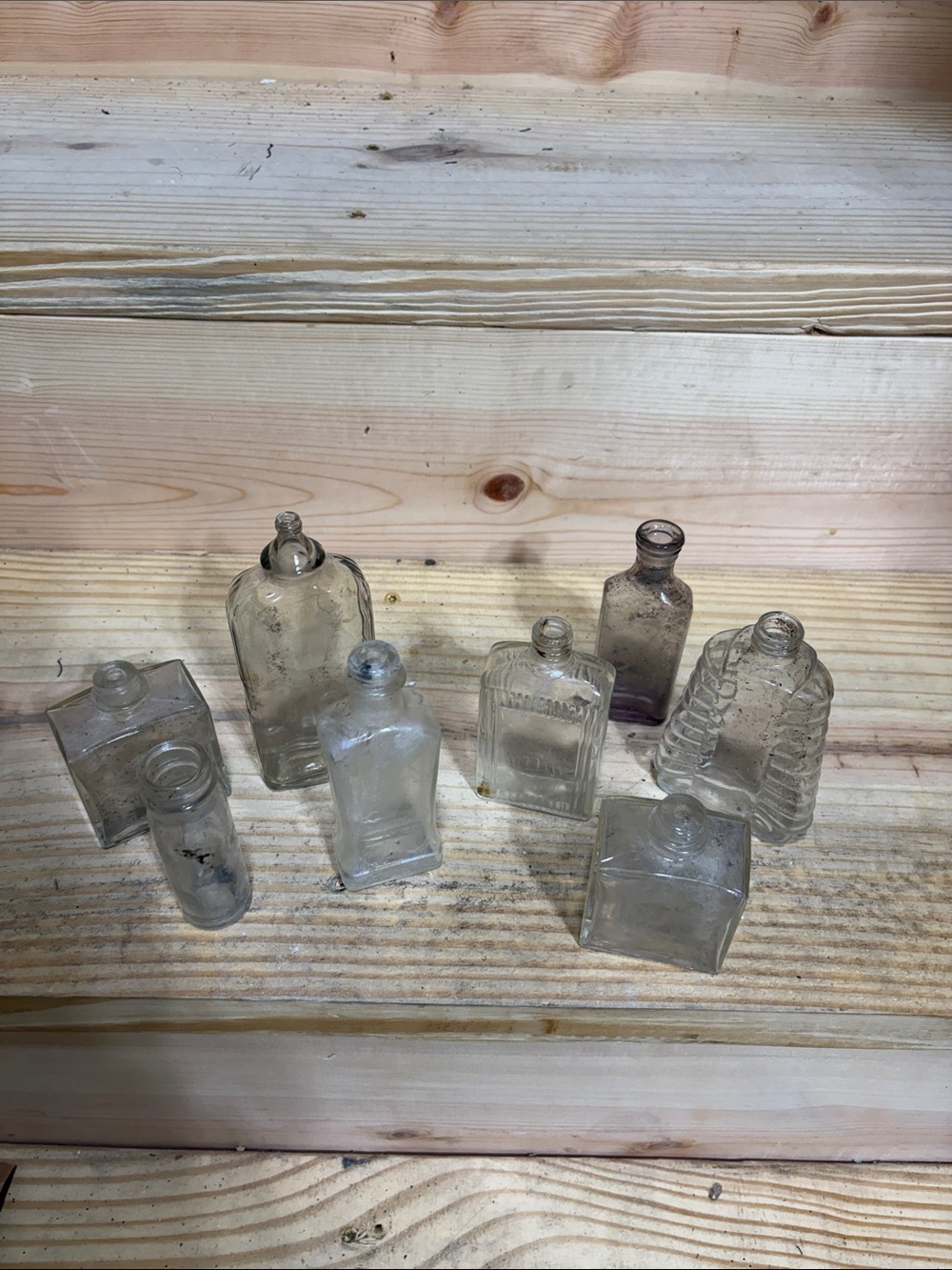 Vintage Glass Apothecary Bottle Collection